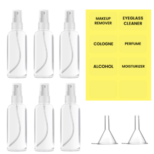 6 Pack 50ml Spray Bottles