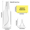 6 Pack 50ml Spray Bottles